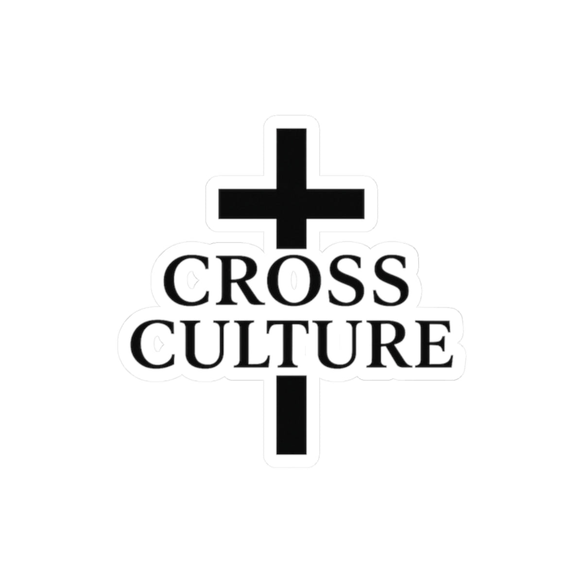 Cross Culture Logo Sticker – Marked for the Kingdom