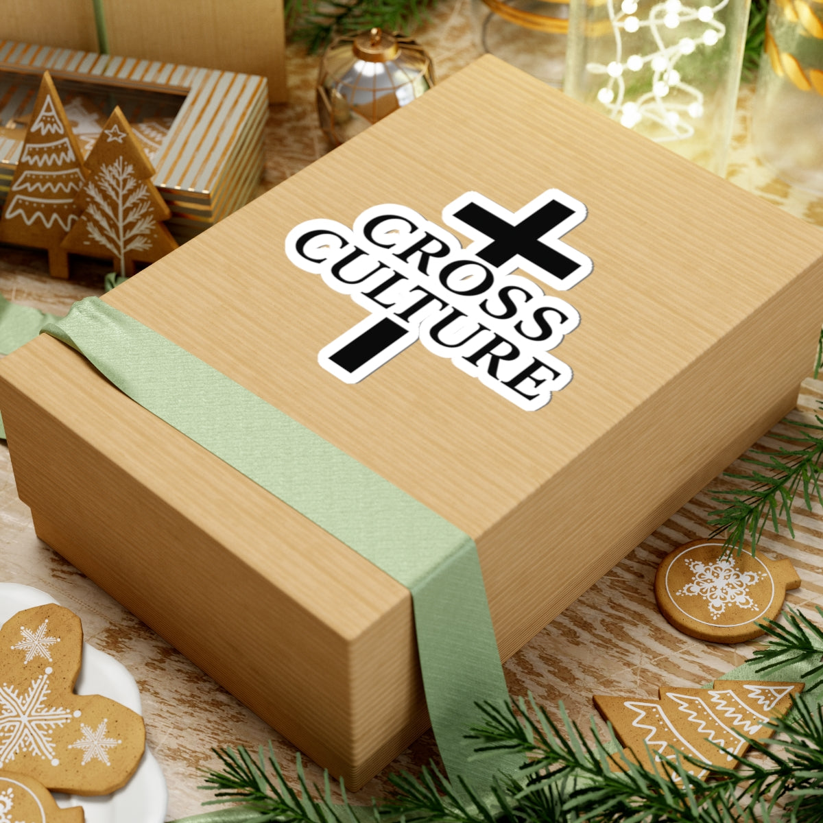 Cross Culture Logo Sticker – Marked for the Kingdom