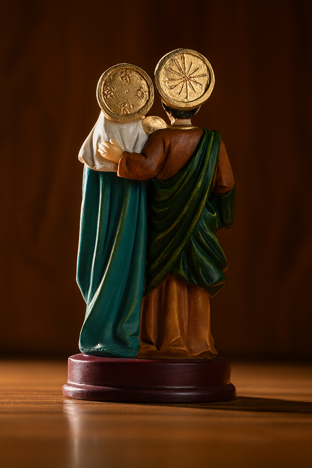 Holy Family Statue | Sagrada Familia Figurine | Joseph, Mary & Baby Jesus Catholic Statue | Christian Home Altar Decor Gift
