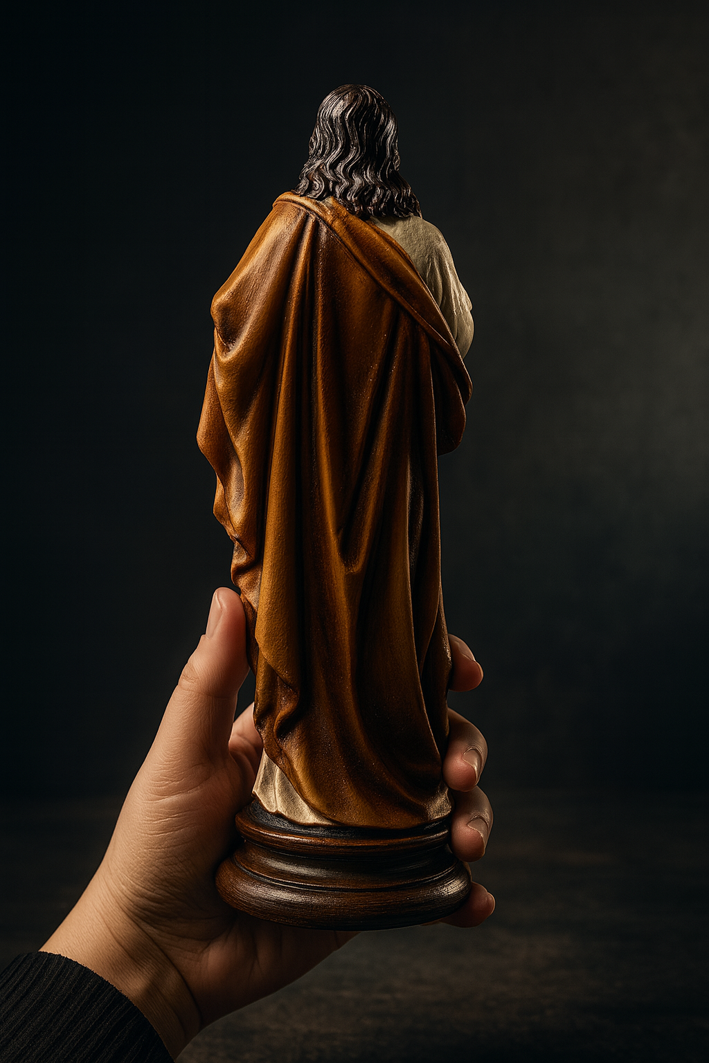 Sacred Heart of Jesus Statue – 8.2 Inch Hand-Painted Catholic Figurine | Christian Home Altar, Prayer & Devotional Decor