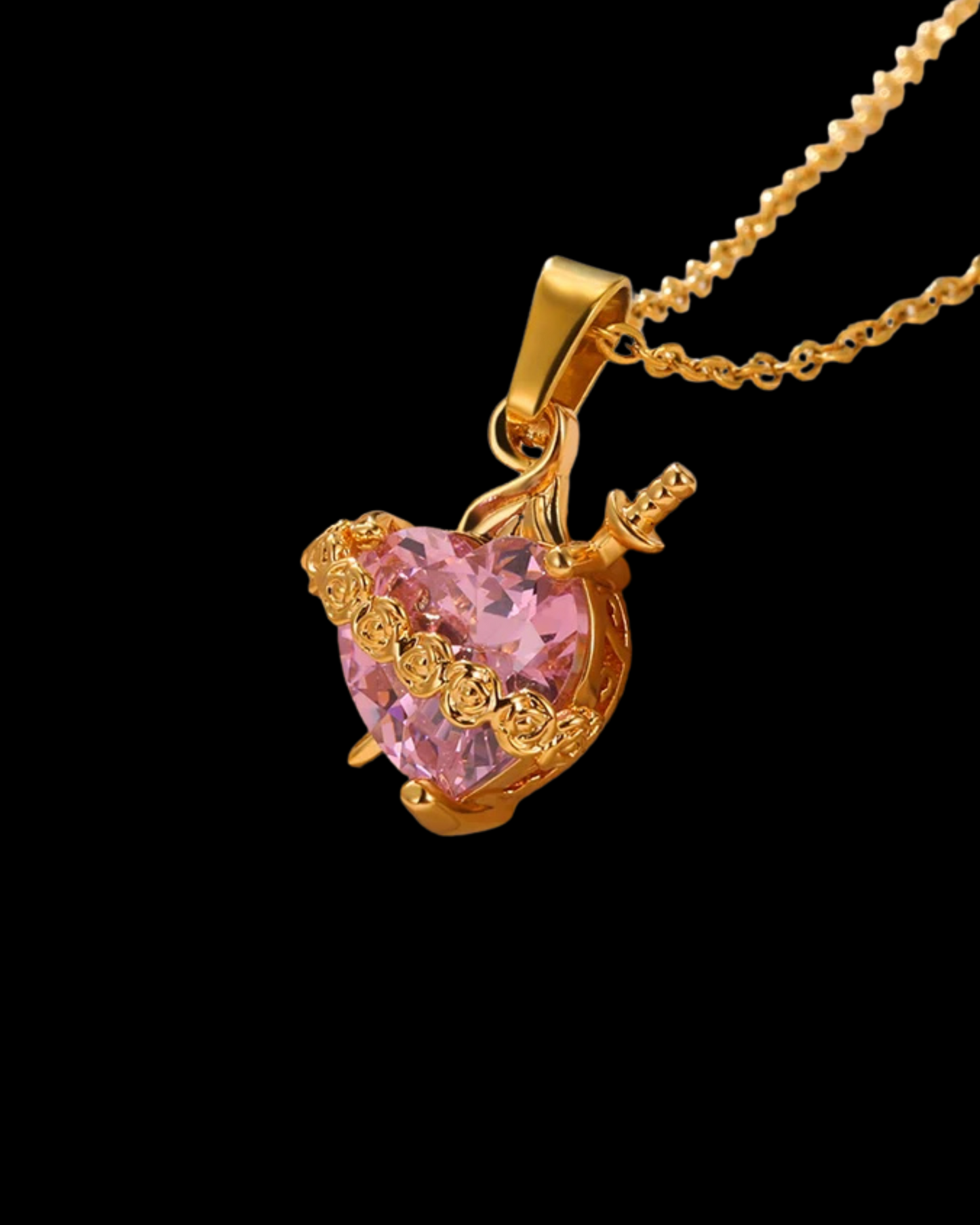 Sacred Heart Necklace – The Fire, The Thorn & The Sword