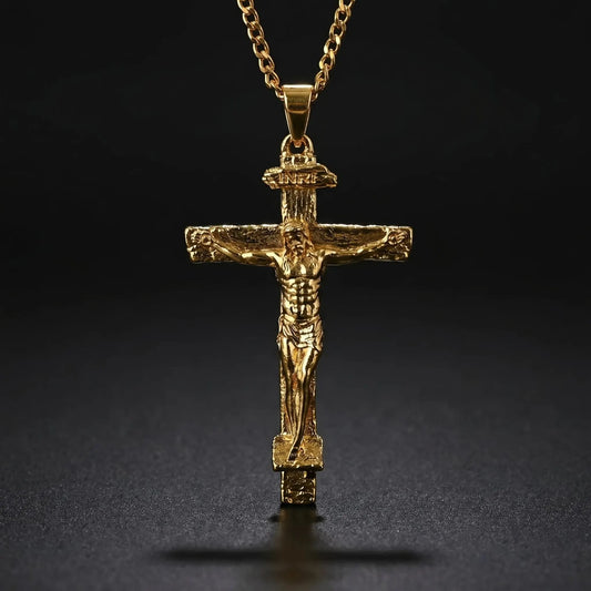 INRI Crucifix Necklace