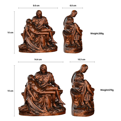 Pietà Wooden Statue