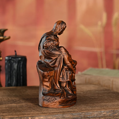 Pietà Wooden Statue