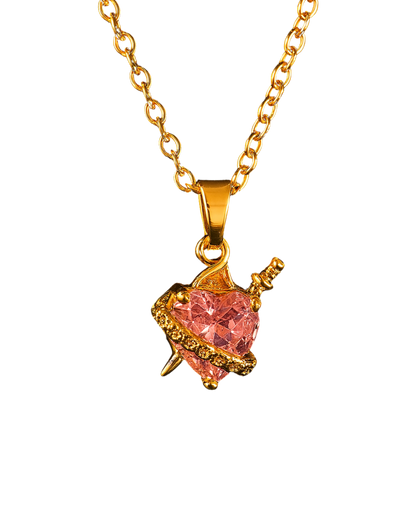 Sacred Heart Necklace – The Fire, The Thorn & The Sword