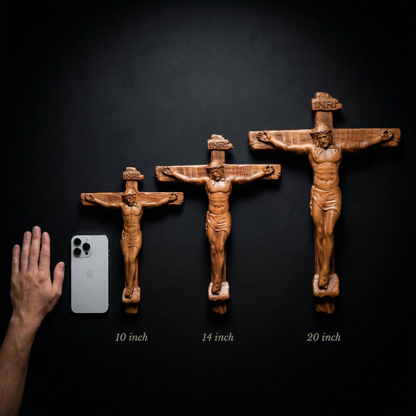 Hand Carved Beechwood Cross