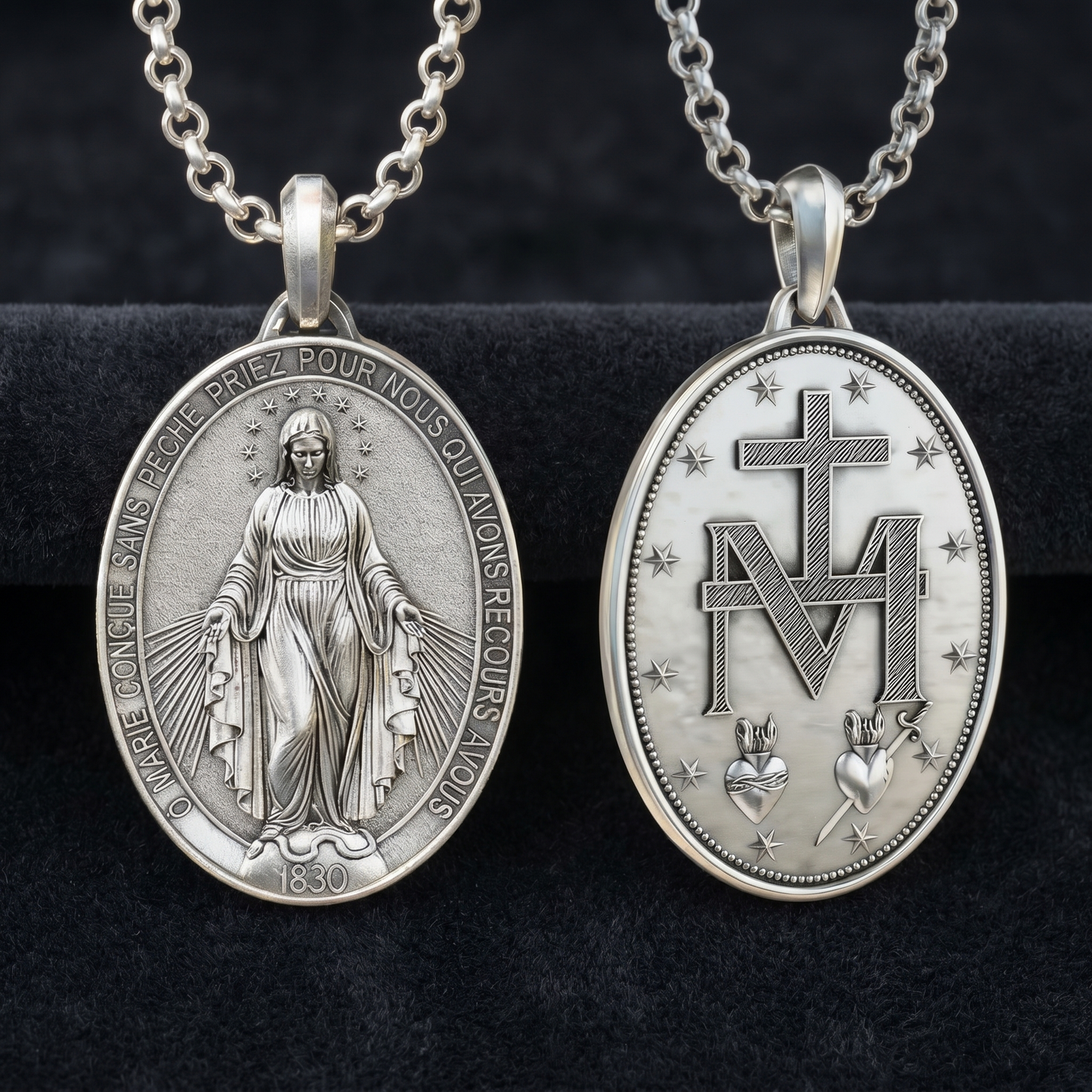 Virgin Mary - Medal Necklace