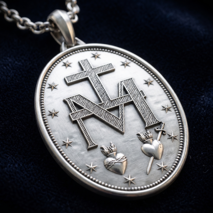 Virgin Mary - Medal Necklace