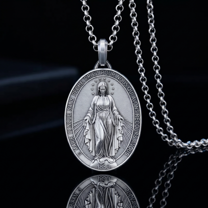Virgin Mary - Medal Necklace