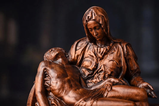 Pietà Wooden Statue